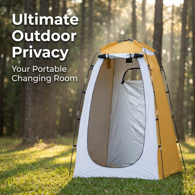 Outdoor Camping Automatic Quick Opening Tent - Portable Privacy Shower Tent Outdoor Waterproof
