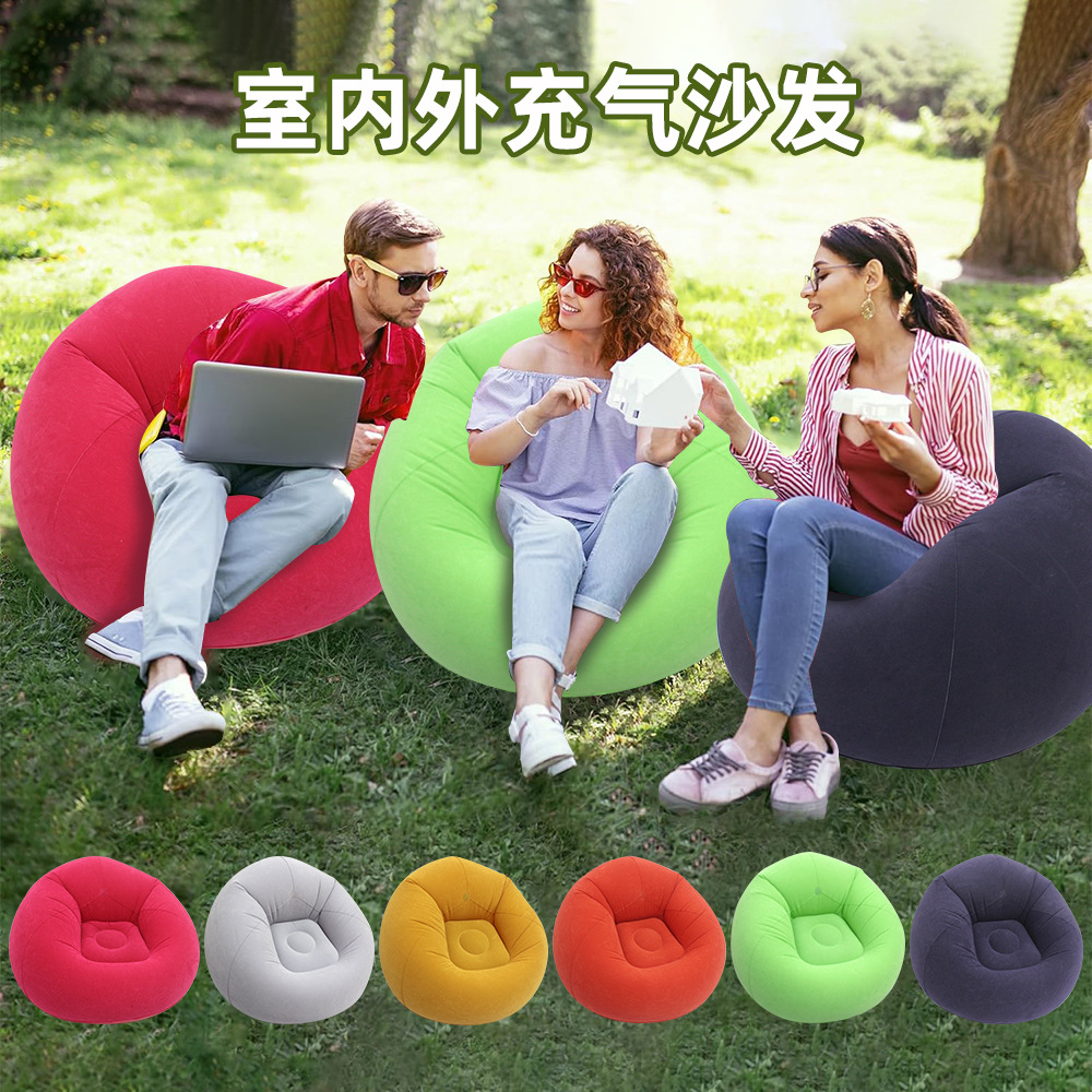 Outdoor Camping Couch - Thickened Outdoor Inflatable Sofa Portable Air