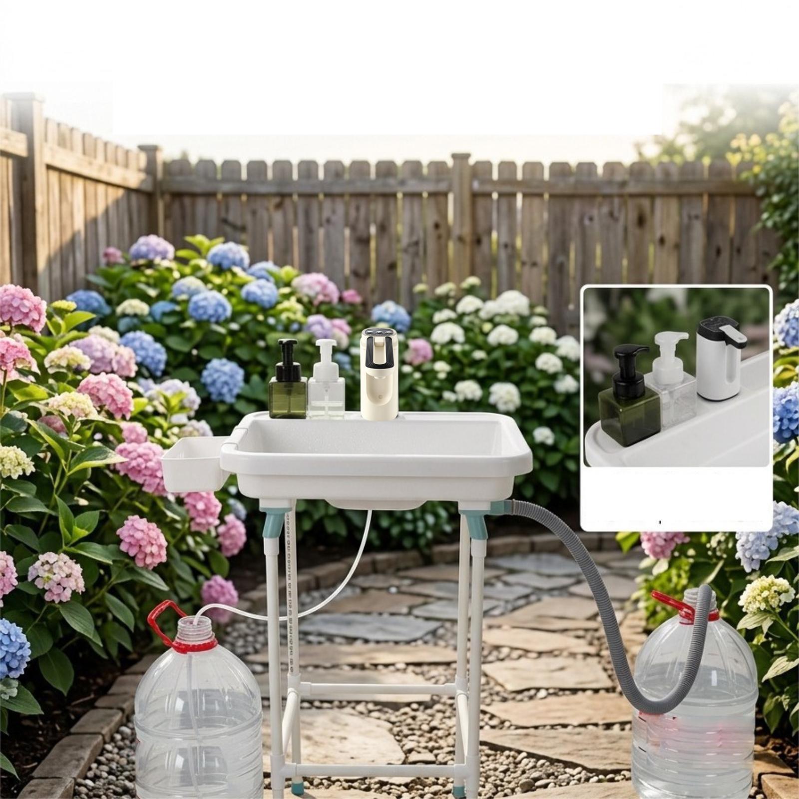 Outdoor Camping Sink - Outdoor Portable Sink for Camping Garden