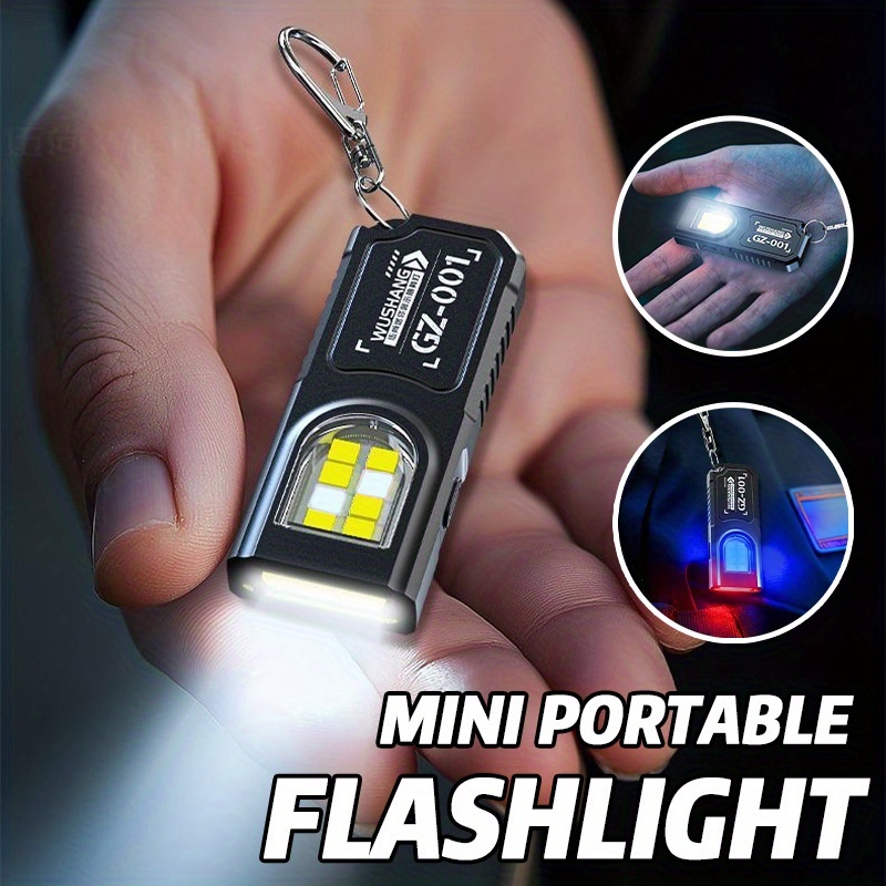 Outdoor Camping Adventure - Powerful Mini COB LED Keychain Flashlight