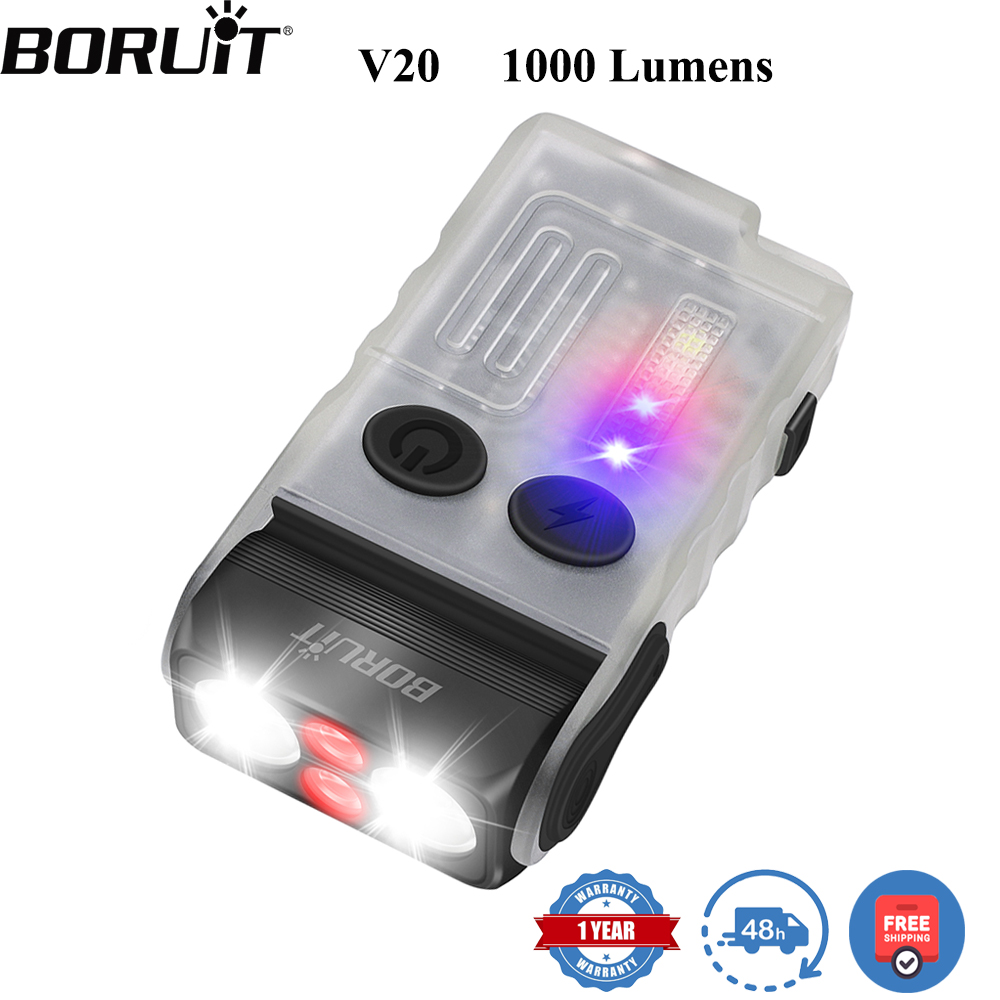 Outdoor Camping Lantern - BORUiT V20 Fluorescence Buzzer EDC LED