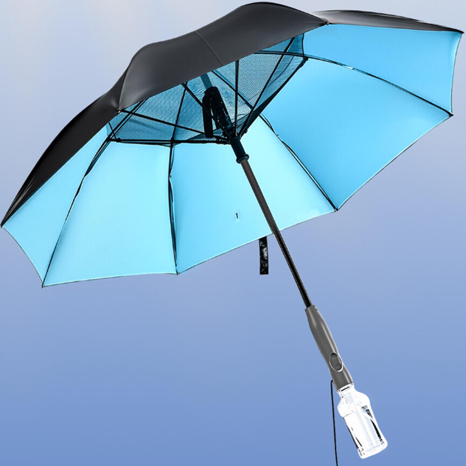 Outdoor Camping Misting Fan - Umbrella with Fan and Mist Spray
