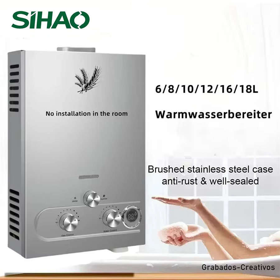 Outdoor Camping Hot Water Heater - SIHAO LPG Propane Butane Liquefied Petroleum