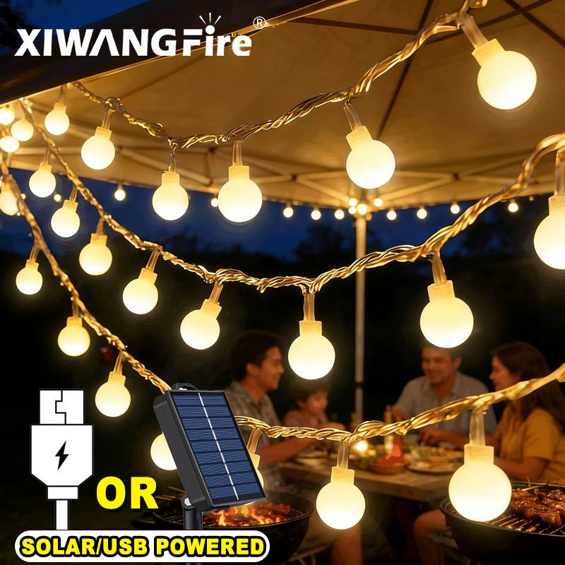 3-10M Solar/USB/Battery String - Outdoor Camping Set recension och pris