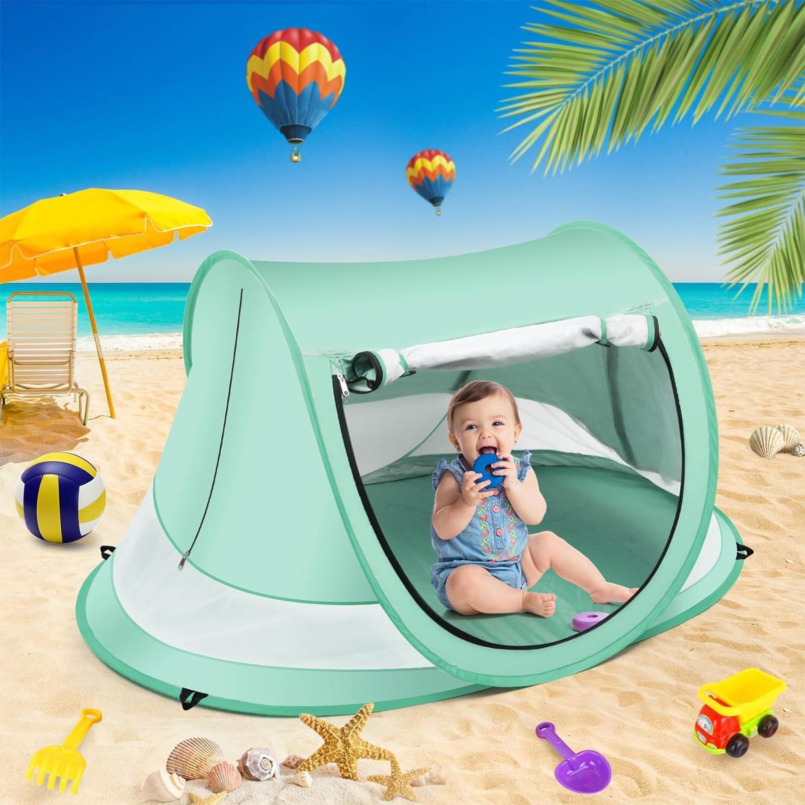 Toddler Beach Tent Outdoor Bab - Outdoor Camping Automatic Quick Opening Tent recension och pris