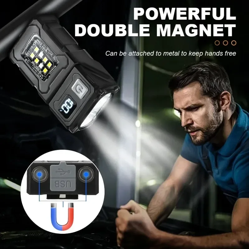 Mini LED Handheld Flashlights  - Outdoor Camping Lantern recension och pris