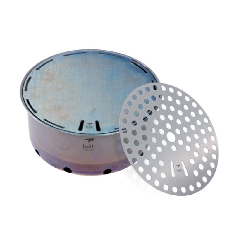 Keith New Pure Titanium Frying - Outdoor Camping Oven recension och pris