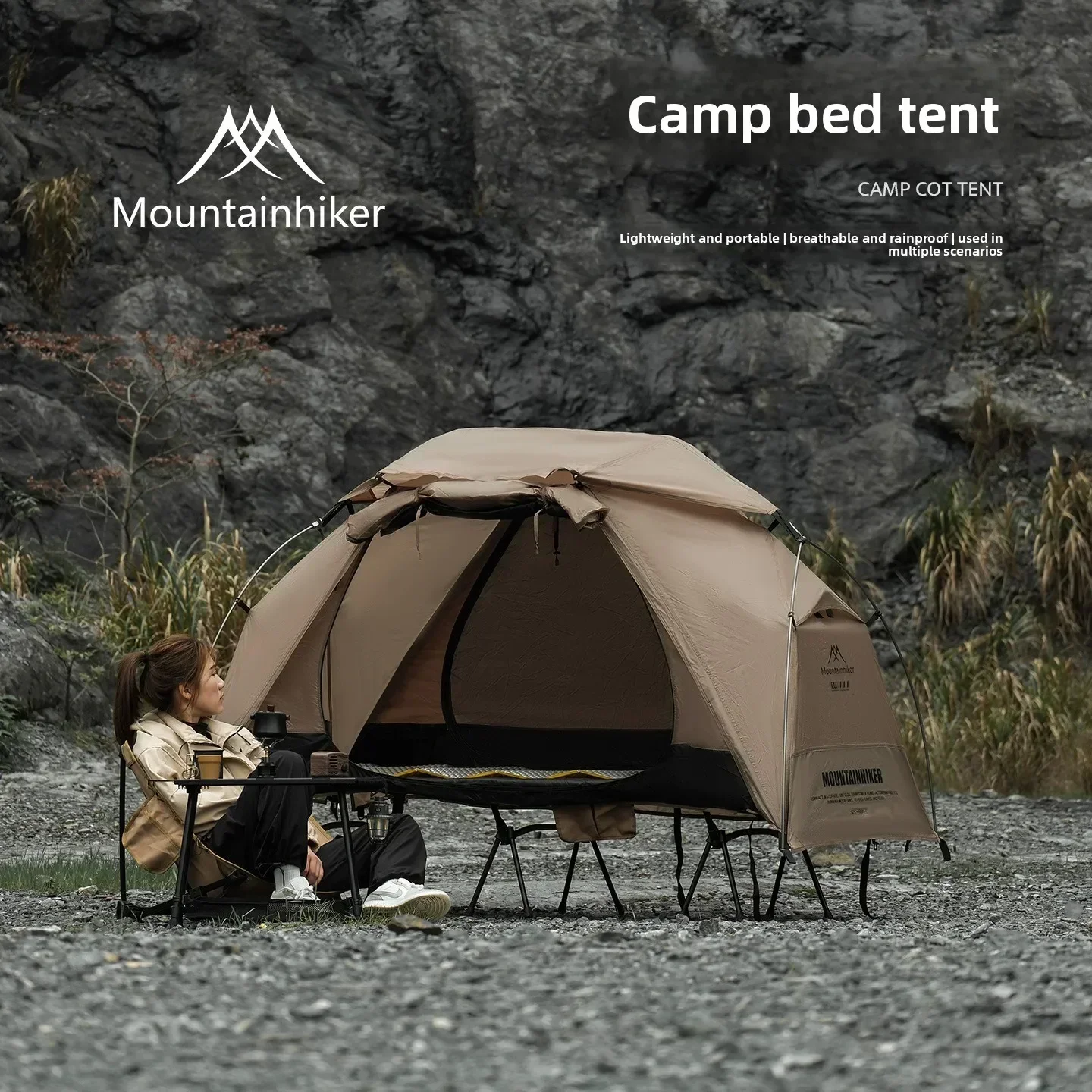 Mountainhiker Camping Cot Tent - Outdoor Camping Automatic Quick Opening Tent recension och pris