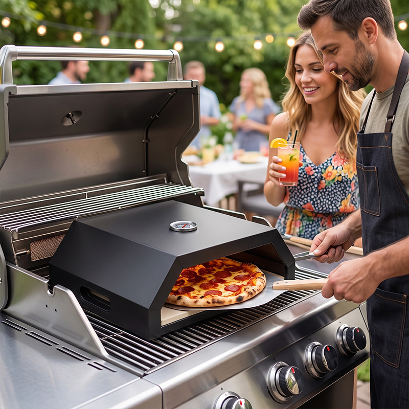 12 Inch Portable Gas‑Powered P - Outdoor Camping Oven recension och pris