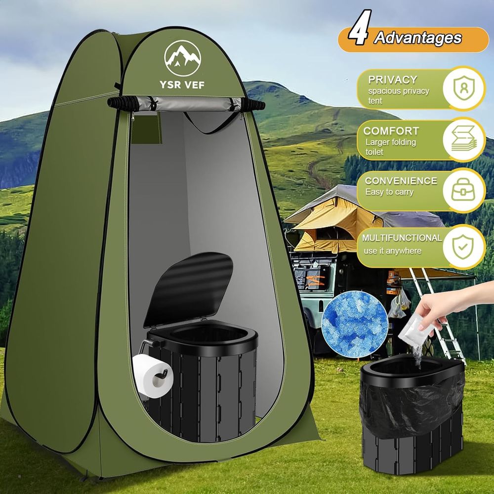 Portable Toilet Kit, Camping T - Outdoor Camp recension och pris