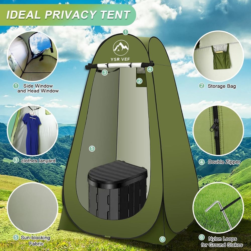 Portable Toilet Kit, Camping T - Outdoor Camp recension och pris