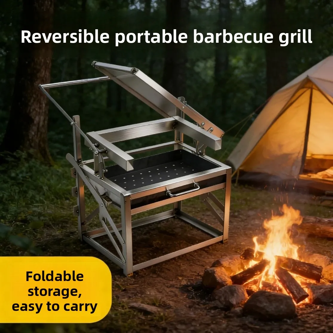 Durable Auto Rotating Bbq Gril - Outdoor Camping Oven recension och pris