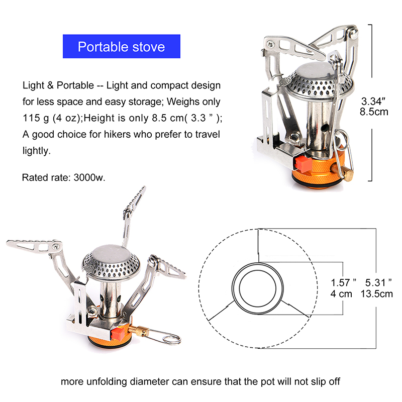 Widesea One-Piece Gas Stove 35 - Outdoor Camping Sink recension och pris