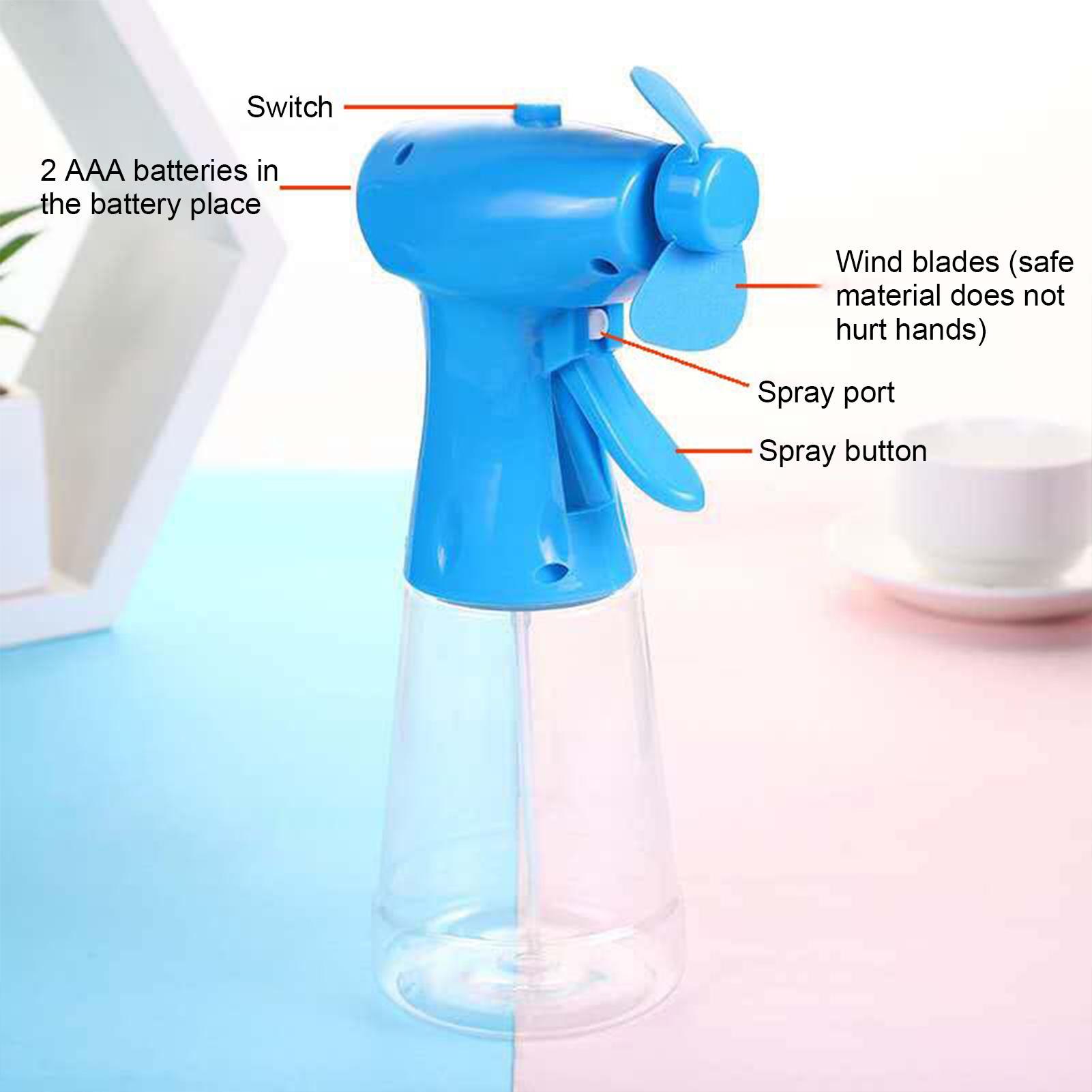 Portable Handheld Misting Fan  - Outdoor Camping Misting Fan recension och pris