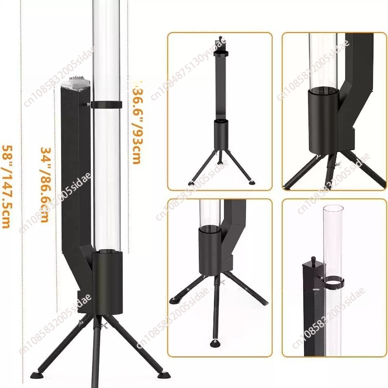 Vertical wood-burning rocket s - Outdoor Camping In Winter recension och pris