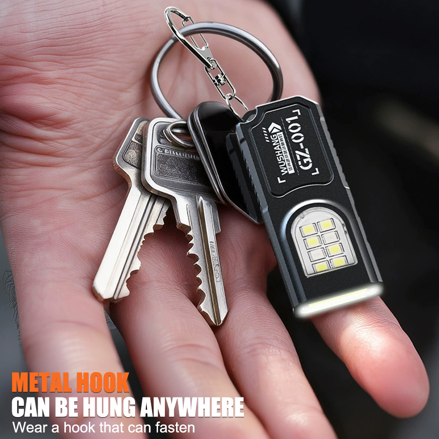 Multifunctional Keychain Flash - Outdoor Camping Lights recension och pris