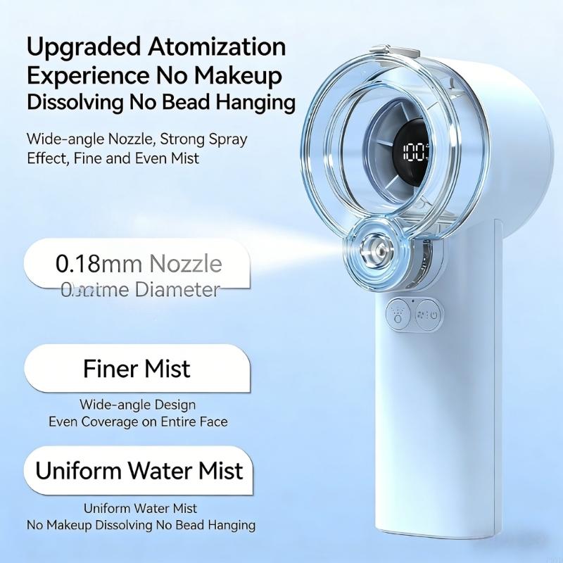 Portable Handheld Fan 3600mah  - Outdoor Camping Misting Fan recension och pris