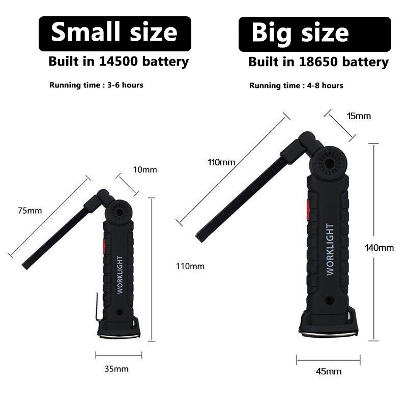 Portable Fold LED Flashlight S - Outdoor Camping Lantern recension och pris