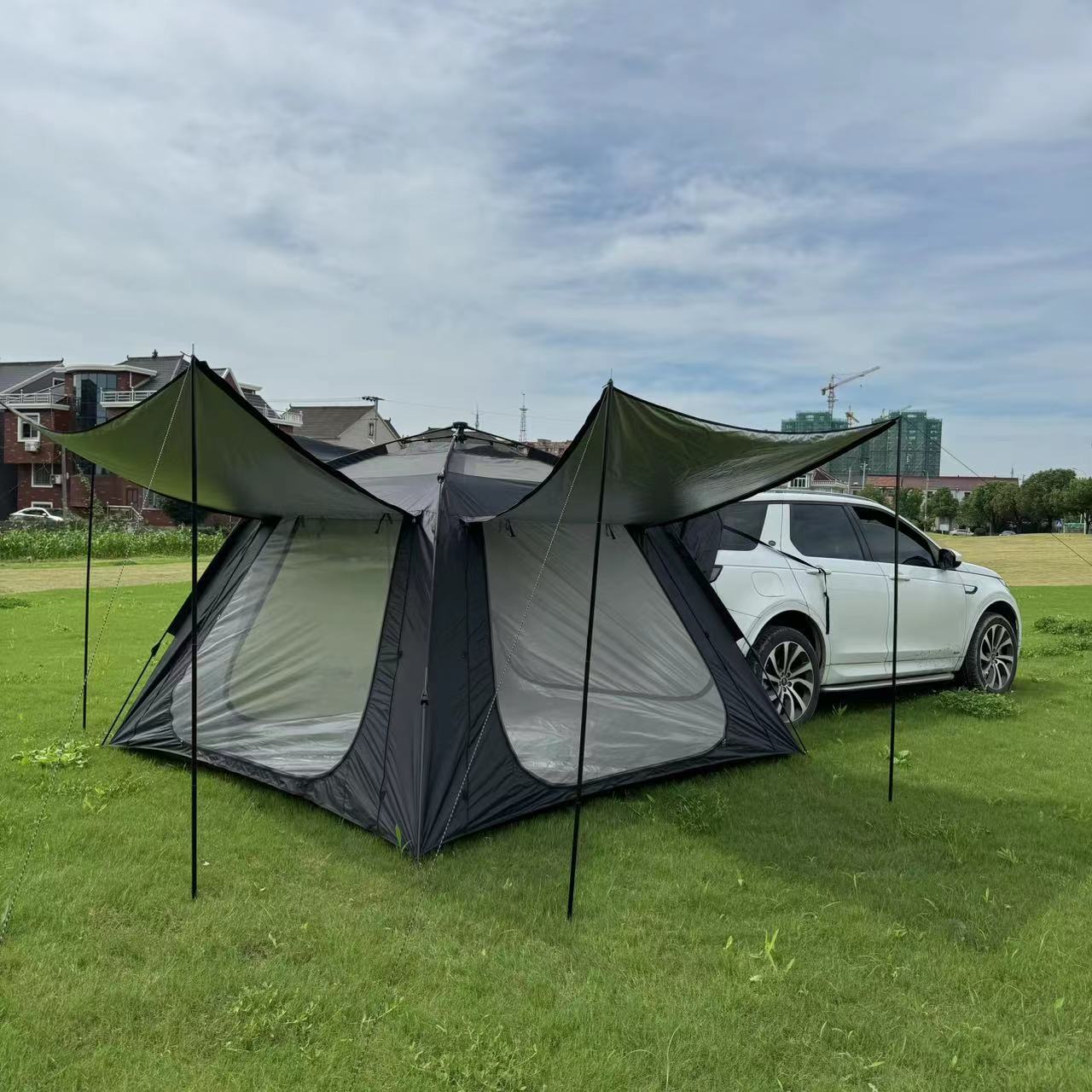For Tesla All Sedans And SUV O - Outdoor Camping Automatic Quick Opening Tent recension och pris