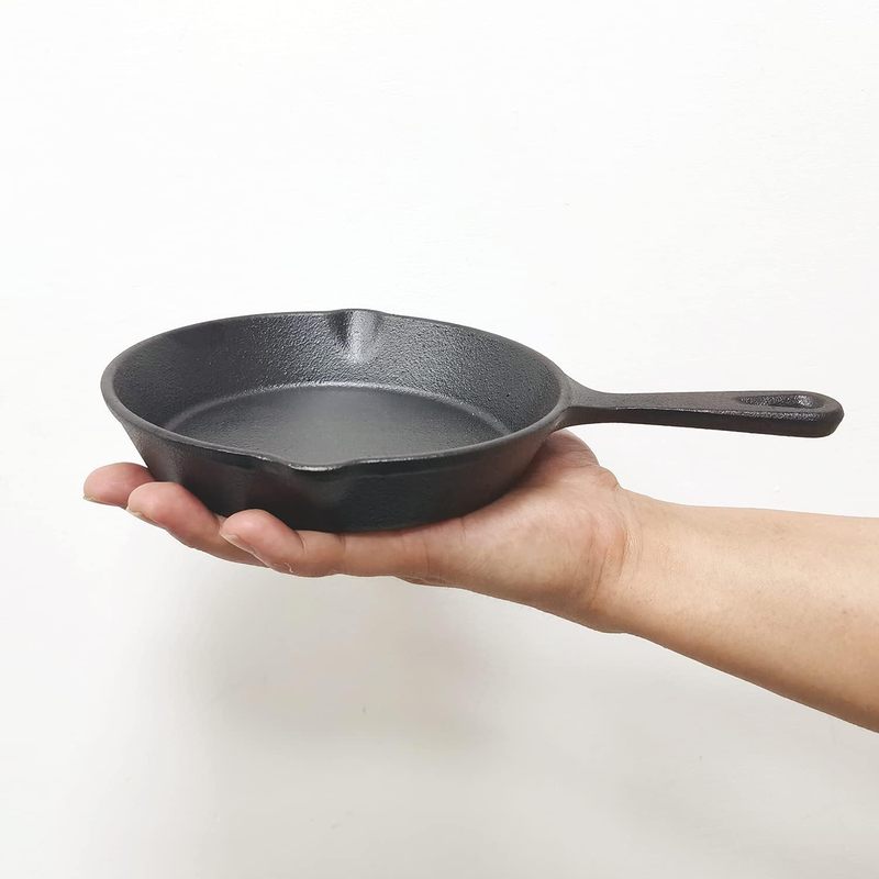 6 Inch Cast Iron Skillet, Fryi - Outdoor Camping Oven recension och pris