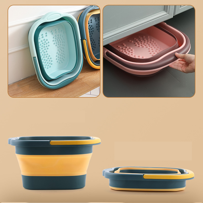 WIKHOSTAR Foldable Bucket Pedi - Outdoor Camping Sink recension och pris