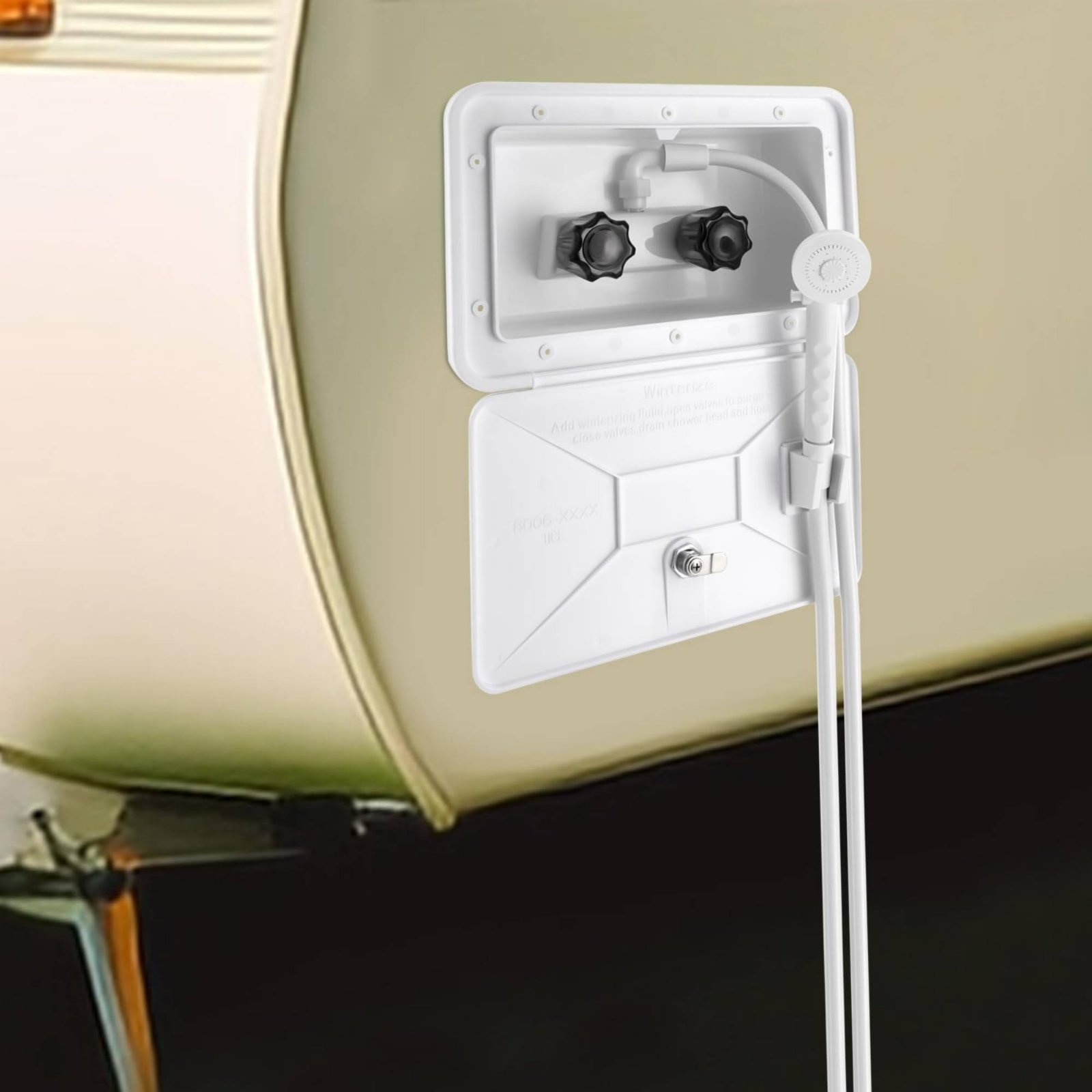 RV Exterior Shower Box Compact - Outdoor Camping Set recension och pris