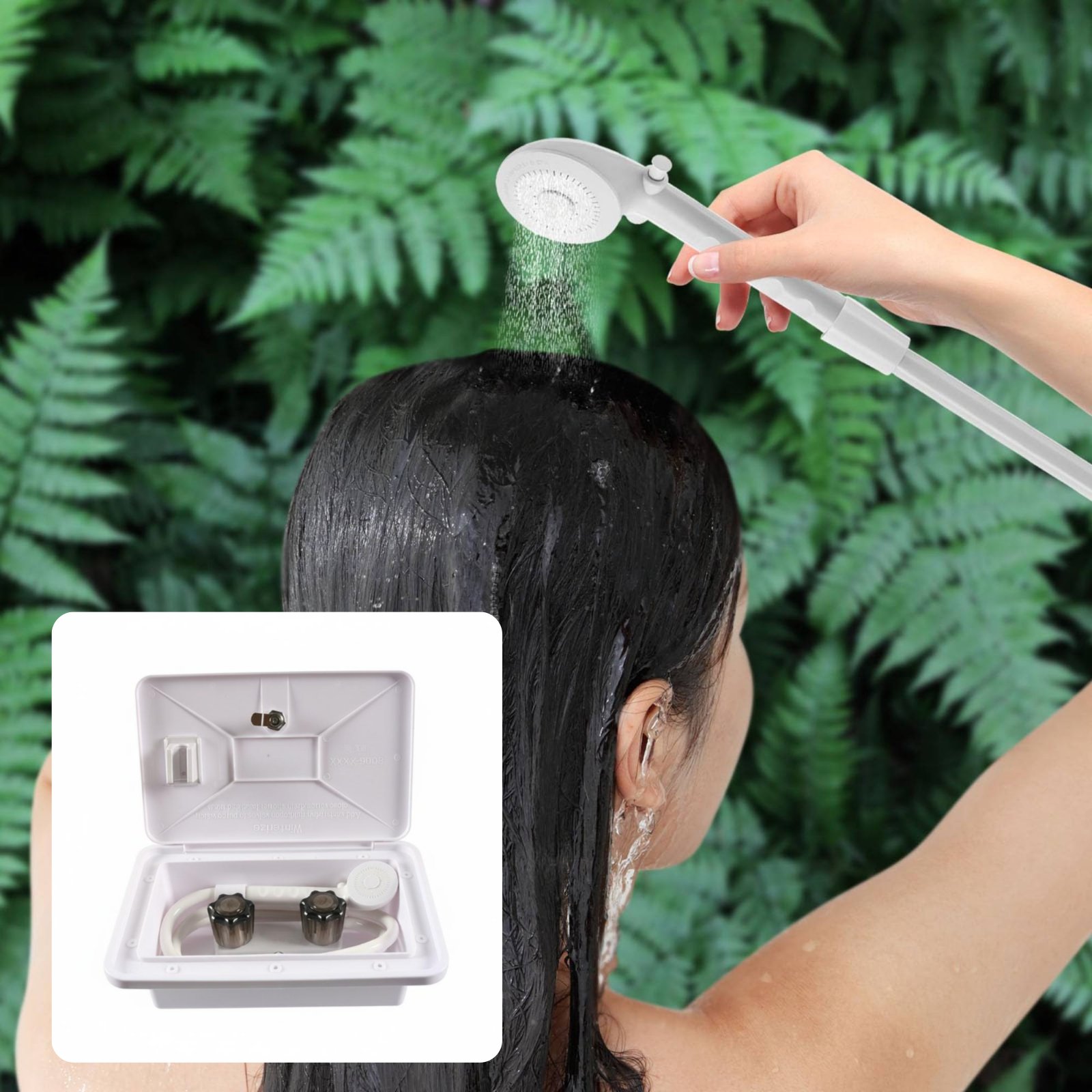 RV Exterior Shower Box Compact - Outdoor Camping Set recension och pris