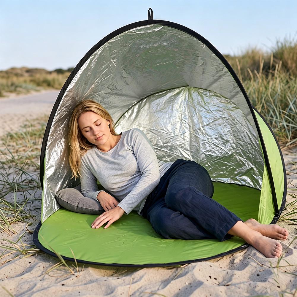 Pop Up Beach Tent UPF50+ UV Pr - Outdoor Camping Automatic Quick Opening Tent recension och pris