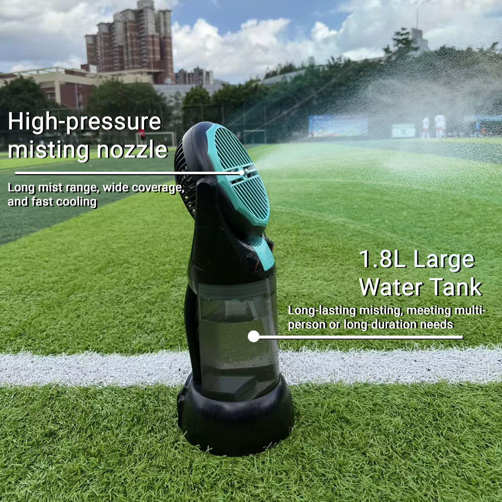 10000mAh Por Water Mist Fan De - Outdoor Camping Misting Fan recension och pris
