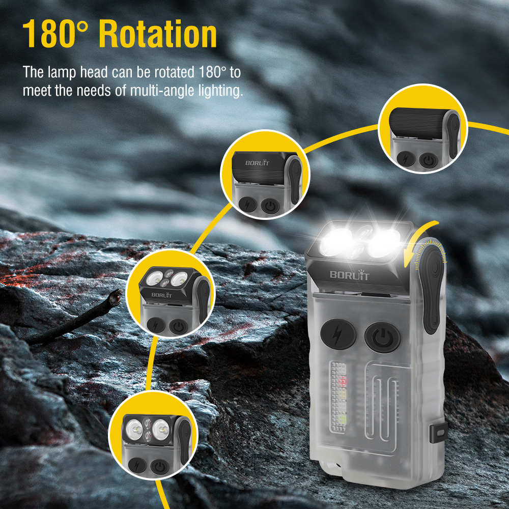 BORUiT V20 Fluorescence Buzzer - Outdoor Camping Lantern recension och pris