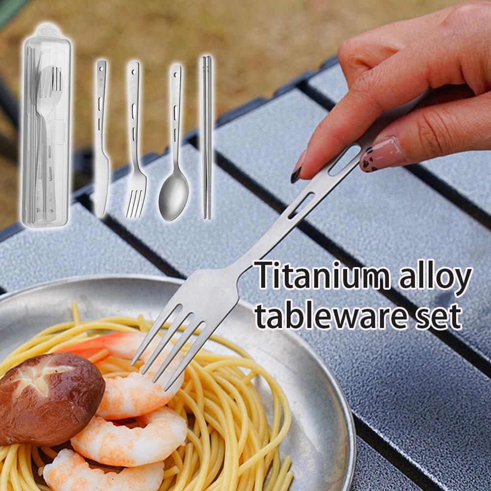 Titanium Long Handle Spoon Out - Outdoor Camping World recension och pris
