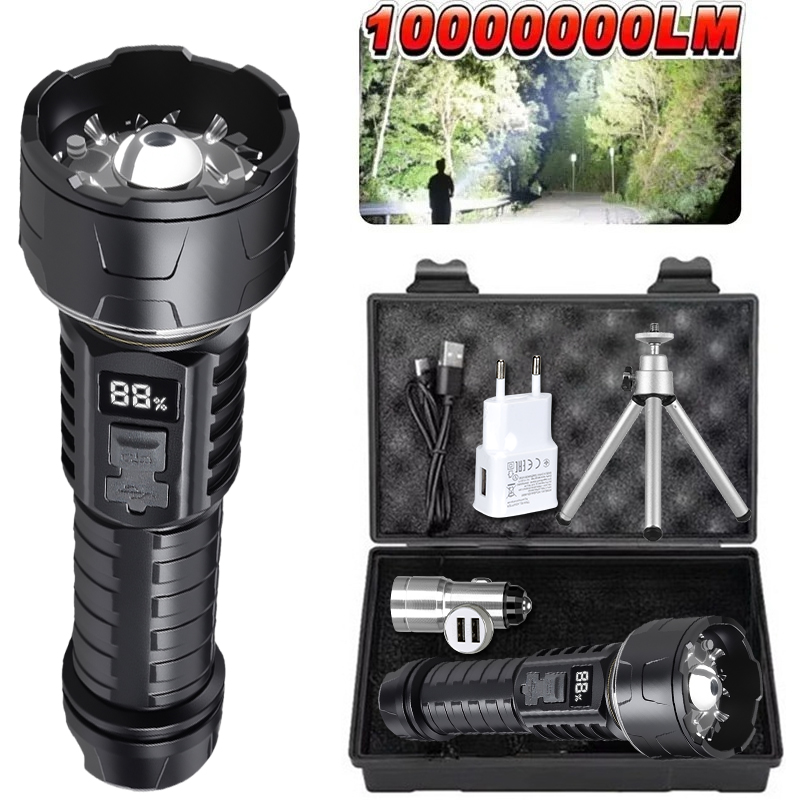 COB LED Flashlight Rechargeabl - Outdoor Camping Lantern recension och pris
