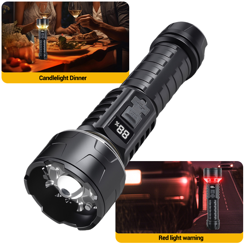 COB LED Flashlight Rechargeabl - Outdoor Camping Lantern recension och pris