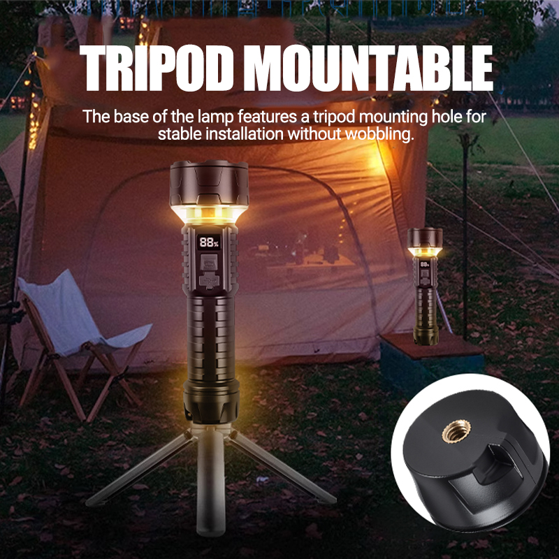 COB LED Flashlight Rechargeabl - Outdoor Camping Lantern recension och pris