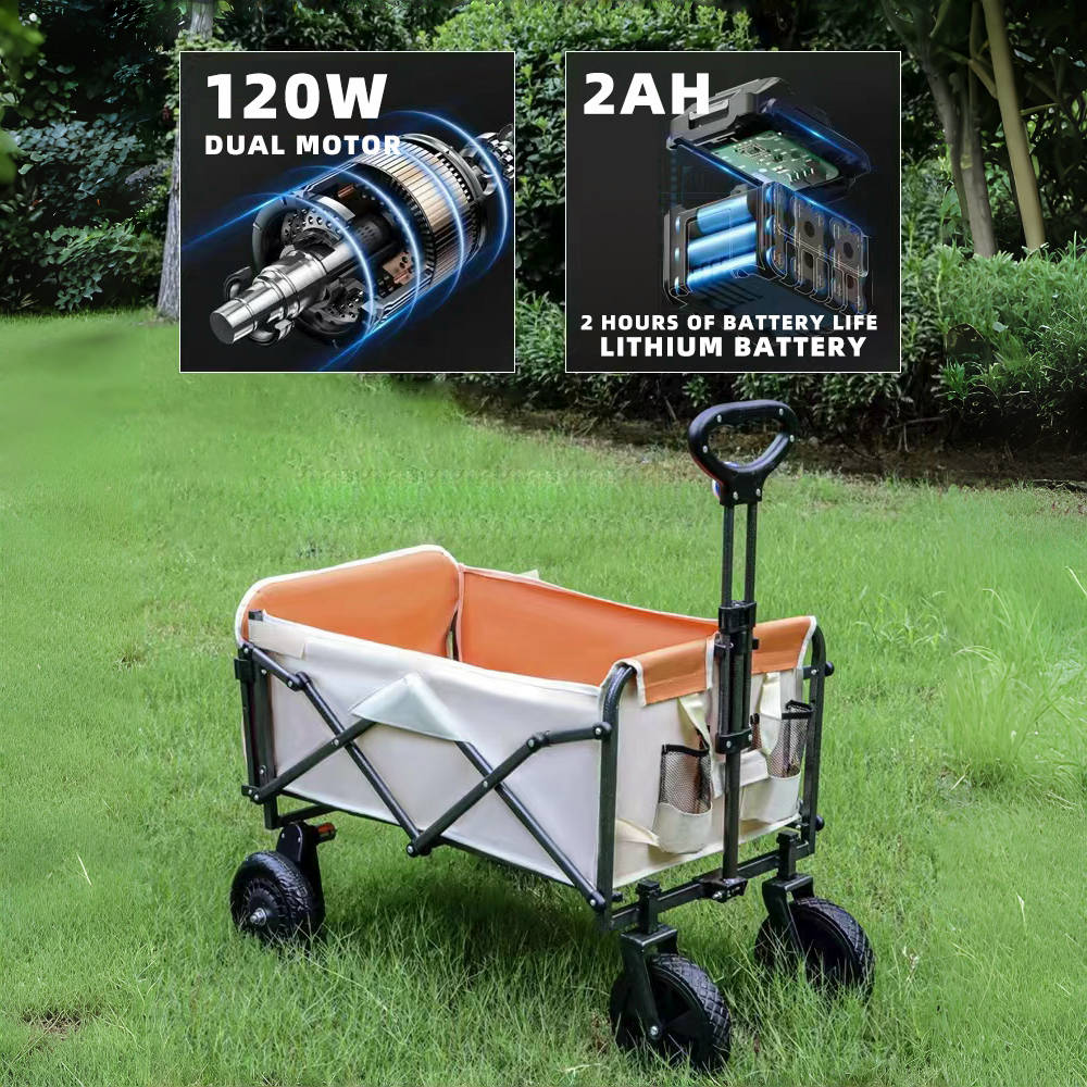 Electric Camping Wagon Cart Fo - Outdoor Camping Set recension och pris