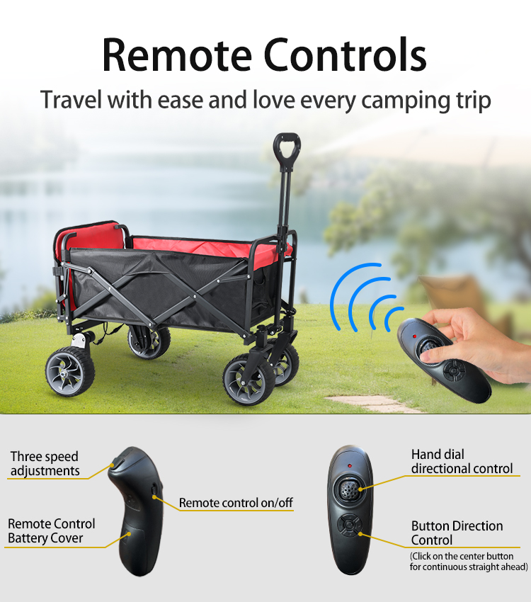 Electric Camping Wagon Cart Fo - Outdoor Camping Set recension och pris