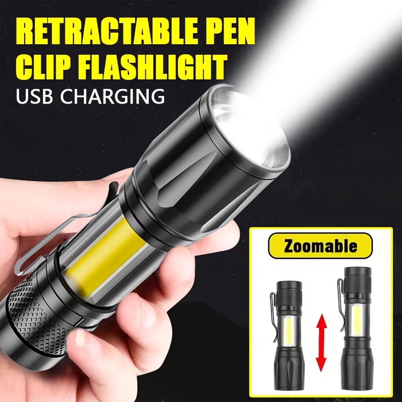 Mini LED Flashlight COB Floodl - Outdoor Camping Lantern recension och pris