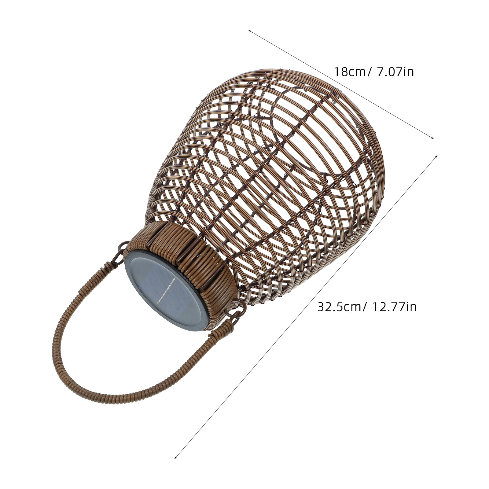 Solar Rattan Lantern Outdoor G - Outdoor Camping Lantern recension och pris