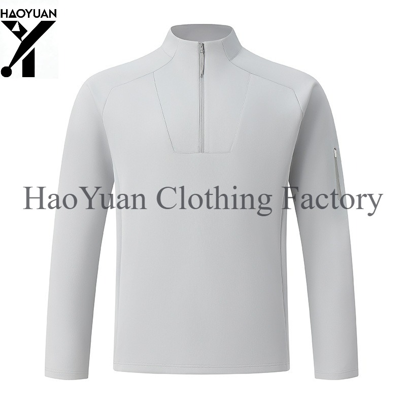 Men's Half Zip Long Sleeved Sh - Outdoor Camping In Winter recension och pris