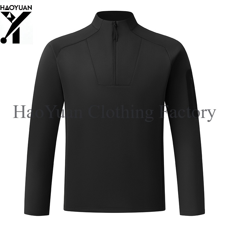 Men's Half Zip Long Sleeved Sh - Outdoor Camping In Winter recension och pris