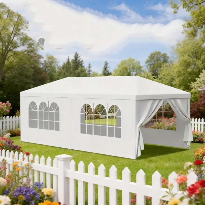 10x20' Outdoor Garden Gazebo W - Outdoor Camping Automatic Quick Opening Tent recension och pris