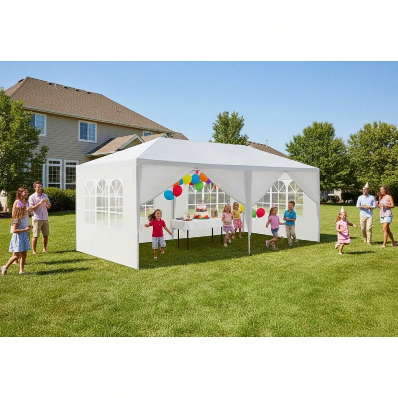 10x20' Outdoor Garden Gazebo W - Outdoor Camping Automatic Quick Opening Tent recension och pris