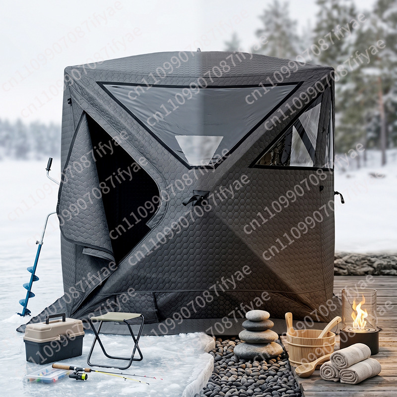 Outdoor sauna ice fishing tent - Outdoor Camping In Winter recension och pris