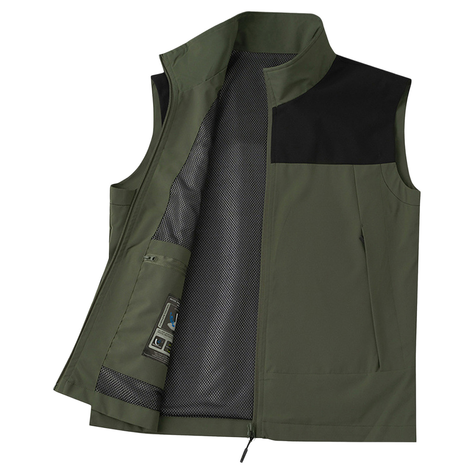 #M-5XL Men Golf Vest Stand Col - Outdoor Camping In Winter recension och pris