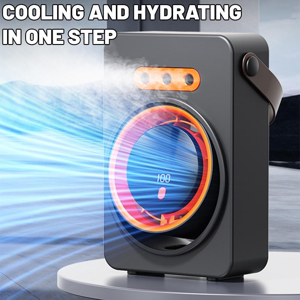Table Fan 5 Adjustable Wind Sp - Outdoor Camping Misting Fan recension och pris