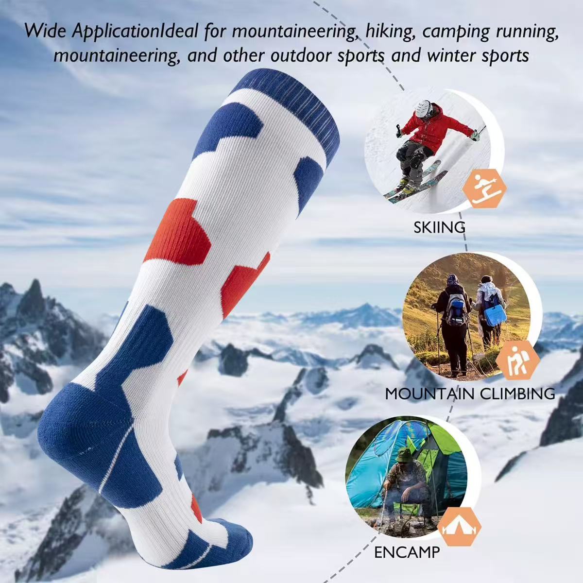 Thermal Winter Ski Socks Thick - Outdoor Camping In Winter recension och pris