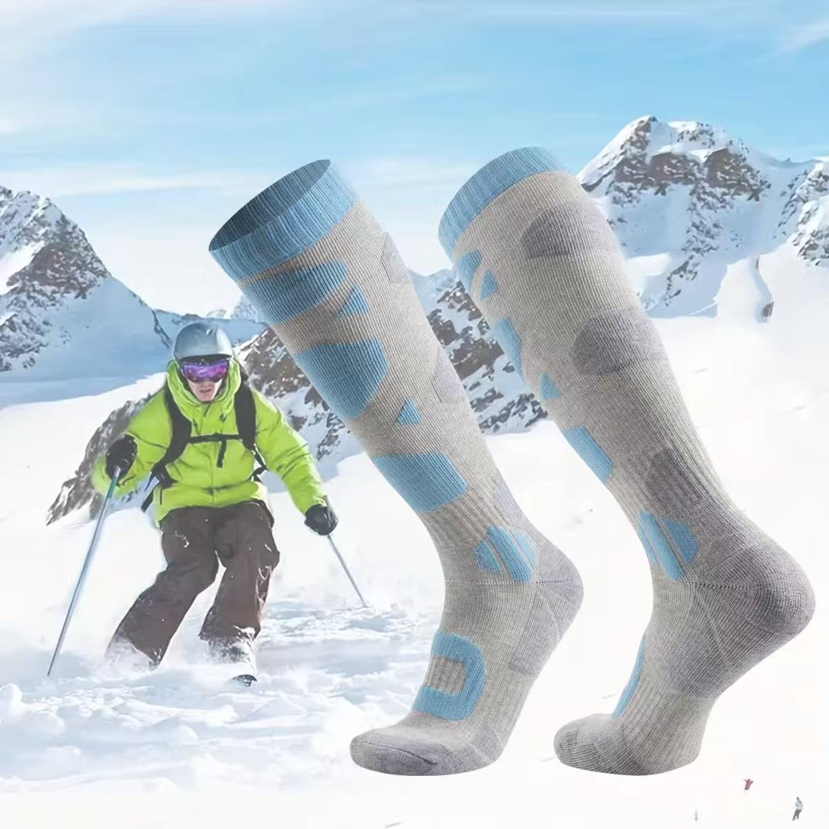 Thermal Winter Ski Socks Thick - Outdoor Camping In Winter recension och pris