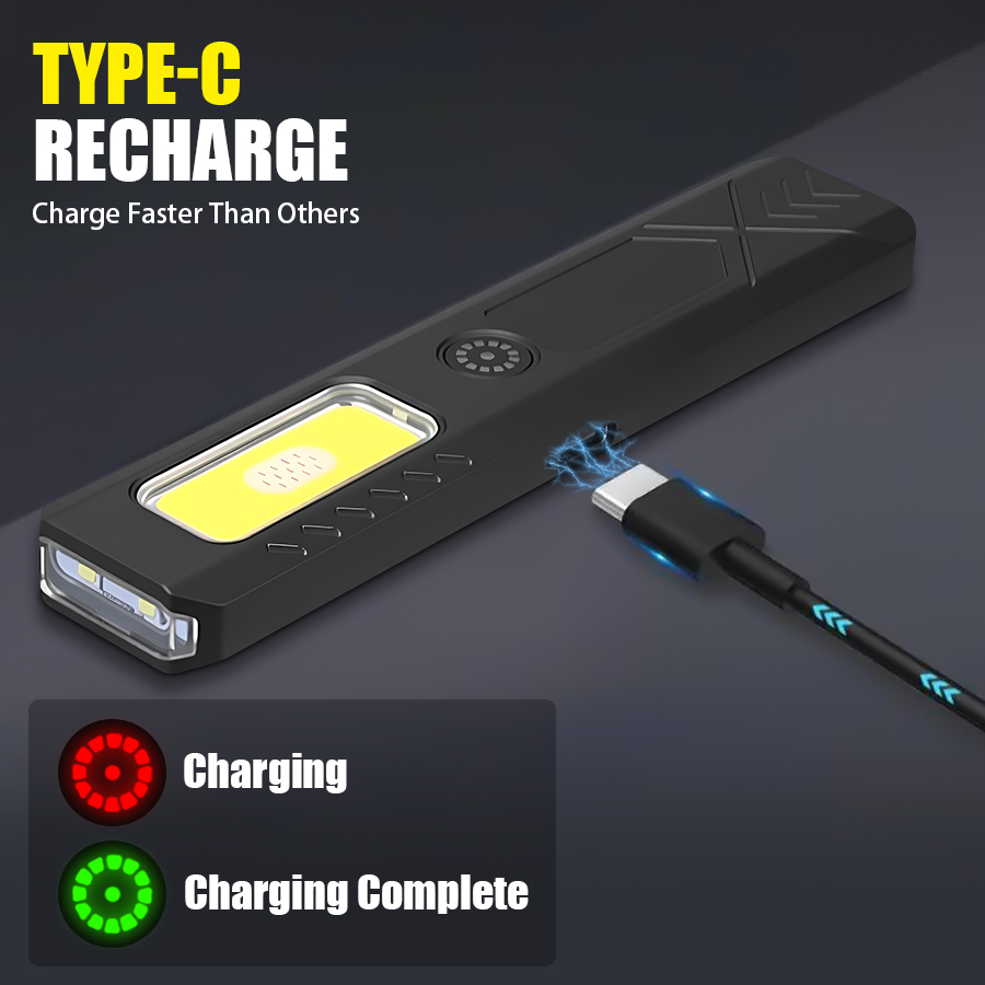 Rechargeable LED Handheld Flas - Outdoor Camping Adventure recension och pris