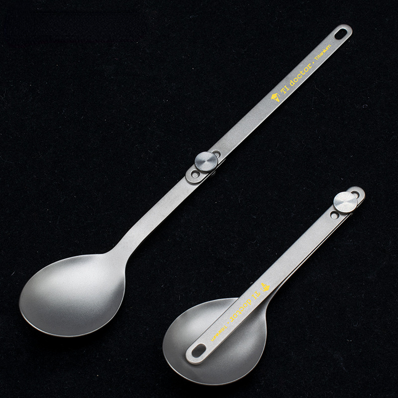 Pure Titanium Cutlery Spoon Fo - Outdoor Camping World recension och pris