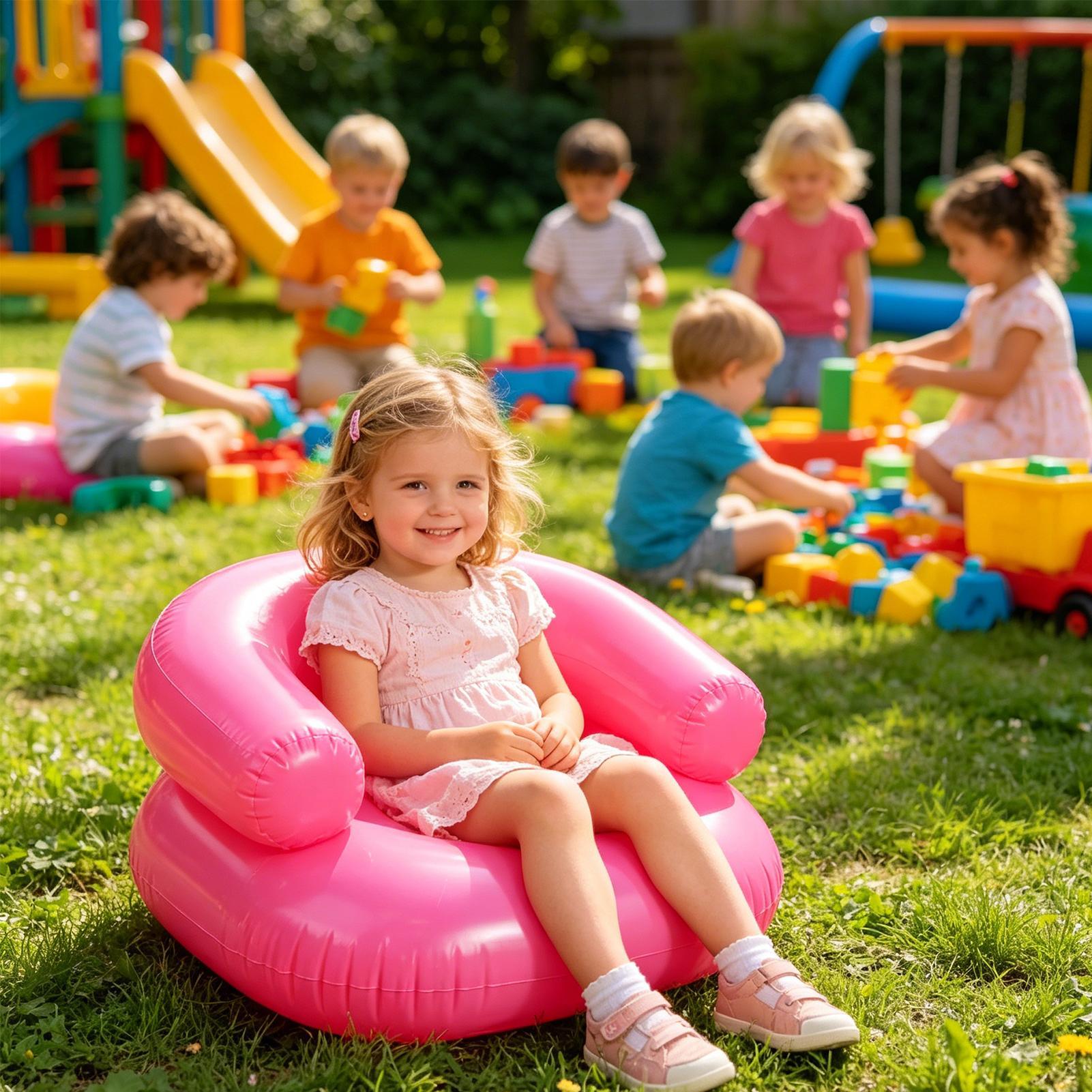 Inflatable Lounge Chair Portab - Outdoor Camping Couch recension och pris